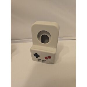 Retro GameBoy Console Charging Dock Apple Watch Grey Silicone Nightstand